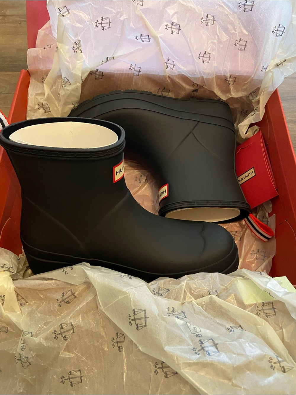 Hunter Women’s Play Short Boot Size 6 - Picture 10 of 12